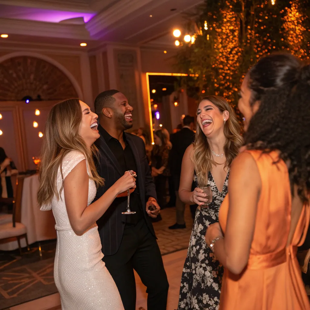 Private party photography capturing a lively atmosphere
